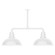 Cafe Two Light Pendant in White (518|MSD10844T36)
