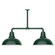 Cafe Two Light Pendant in Forest Green (518|MSD10842T36W16)