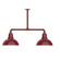 Cafe Two Light Pendant in Barn Red (518|MSD10655T48)