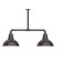 Cafe Two Light Pendant in Architectural Bronze (518|MSD10651T30)