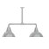Cafe Two Light Pendant in Painted Galvanized (518|MSD10649T36)