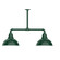 Cafe Two Light Pendant in Forest Green (518|MSD10642T30)