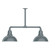 Cafe Two Light Pendant in Slate Gray (518|MSD10640W12)