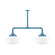 Schoolhouse Two Light Pendant in Light Blue (518|MSD02154T36)