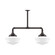 Schoolhouse Two Light Pendant in Architectural Bronze (518|MSD02151T24)