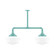 Schoolhouse Two Light Pendant in Sea Green (518|MSD02148T24)