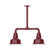 Warehouse Two Light Pendant in Barn Red (518|MSB18055)