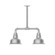 Warehouse Two Light Pendant in Painted Galvanized (518|MSB18049W08)
