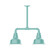 Warehouse Two Light Pendant in Sea Green (518|MSB18048)