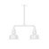 Warehouse Two Light Pendant in White (518|MSB18044T36)