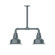 Warehouse Two Light Pendant in Slate Gray (518|MSB18040T36)