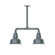 Warehouse Two Light Pendant in Slate Gray (518|MSB18040T24G05)
