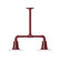 Radial Two Light Pendant in Barn Red (518|MSB15755T48)