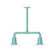 Radial Two Light Pendant in Sea Green (518|MSB15748)
