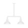 Cafe Two Light Pendant in White (518|MSB10544T36W08)