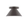 Axis One Light Flush Mount in Architectural Bronze (518|FMD42151)