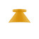 Pinnacle One Light Flush Mount in Bright Yellow (518|FMD42121)