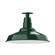 Warehouse One Light Flush Mount in Forest Green (518|FMB18442G05)