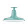 Warehouse One Light Flush Mount in Sea Green (518|FMB18348W14)