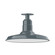 Warehouse One Light Flush Mount in Slate Gray (518|FMB18340)