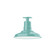 Warehouse One Light Flush Mount in Sea Green (518|FMB18248)