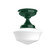 Schoolhouse One Light Flush Mount in Forest Green (518|FMA02142)