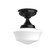 Schoolhouse One Light Flush Mount in Black (518|FMA02141)