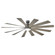 Windflower 80''Ceiling Fan in Graphite/Weathered Gray (441|FRW181580L27GHWG)