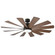 Windflower 60''Ceiling Fan in Oil Rubbed Bronze/Dark Walnut (441|FRW181560L35OBDW)