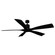 Aviator 70 70''Ceiling Fan in Matte Black (441|FRW181170MB)