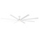 Hydra 120''Ceiling Fan in Matte White (441|FRW1805120L27MW)
