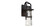 Balthus LED Outdoor Wall Sconce in Black (281|WSW28514BK)