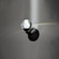 Double Bubble LED Wall Sconce in Black (281|WS82006BK)