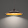 Alfa LED Pendant in Bronze & Gold Leaf (281|PD90324BZGL)