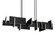Amari LED Linear Pendant in Black (281|PD79058BK)