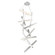 Chaos LED Chandelier in Brushed Aluminum (281|PD64875AL)