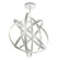 Kinetic LED Chandelier in Titanium (281|PD61760TT)