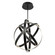 Kinetic LED Chandelier in Black (281|PD61728BK)