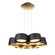 Marimba LED Chandelier in Gold Leaf/Bronze (281|PD52724GL)