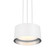 Marimba LED Mini Pendant in Silver Leaf/White (281|PD52708SL)