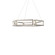 Mies LED Chandelier in Brushed Nickel (281|PD50835BN)