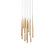 Cascade LED Pendant in Aged Brass (281|PD41815RAB)