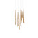 Cascade LED Pendant in Aged Brass (281|PD41715RAB)