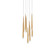 Cascade LED Pendant in Aged Brass (281|PD41709RAB)