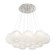 Cosmic LED Chandelier in Brushed Nickel (281|PD28812BN)