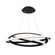 Veloce LED Chandelier in Black (281|PD24838BK)