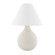 Helena One Light Table Lamp in Aged Brass/Ceramic Matte White Speck (428|HL775201AGBCWK)