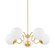 Havana Five Light Chandelier in Aged Brass (428|H772805AGB)