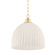Hillary One Light Pendant in Aged Brass (428|H771701LAGB)