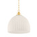 Hillary One Light Pendant in Aged Brass (428|H771701LAGB)